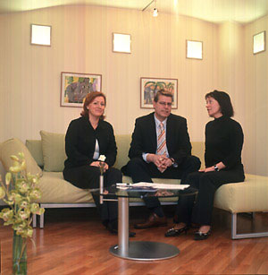 В салоне мебели MODUL состоялась очередная встреча с владельцем компании Bacher Tische Андреасом Бахером.