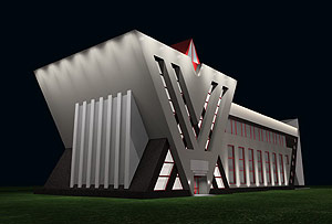 Группа MODUL приступила к рабочему проекту архитектурно-художественного освещения Национально-культурного еврейского центра в г. Уфе.