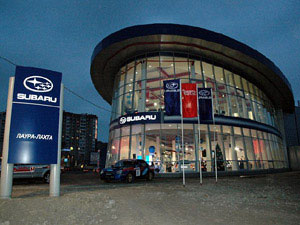 Группа MODUL принимает участие в работах по модернизации автосалона SUBARU в Санкт-Петербурге
