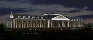 Компания «Модуль-Электро» заключила договор на проектирование архитектурно-художественного освещения фасада гостиничного комплекса в Петергофе