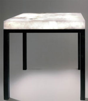 Столик из алебастра с подсветкой